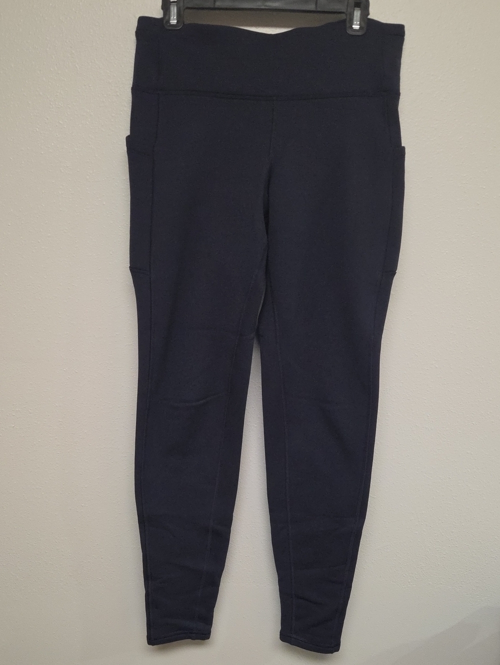 Athleta Dark Navy High-Rise Track Joggers